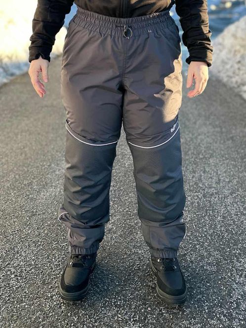 Hovedbilde Hoppin Overtrekksbukse Kort Grå Dame