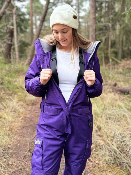 Hovedbilde Varmedress Mørk Lilla Dame + seler - Pakketilbud