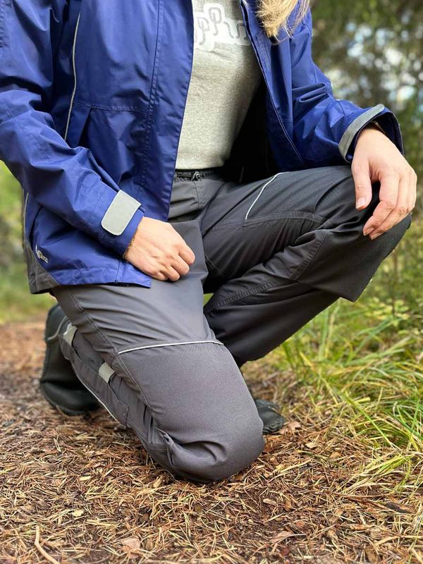 Hoppin Overtrekksbukse Grå Dame