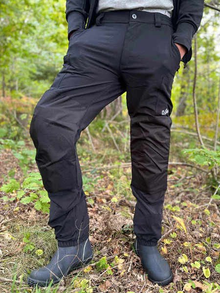Hovedbilde Hoppin Bukse Svart Herre - med kneputer og stretch