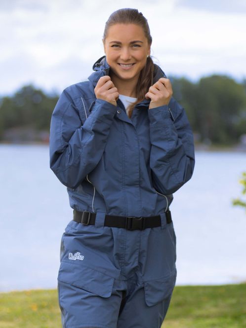 Hovedbilde Linne Allværsdress Skyggeblå/grå - Kjeledress til Dame