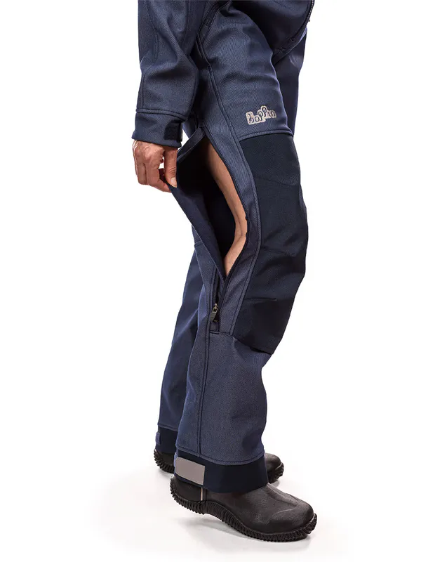 Bever Softshelldress Denim Blå Dame