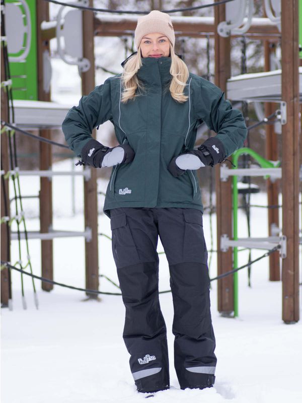 Todelt Vinterdress Grønn og Svart Dame - Jakke og bukse