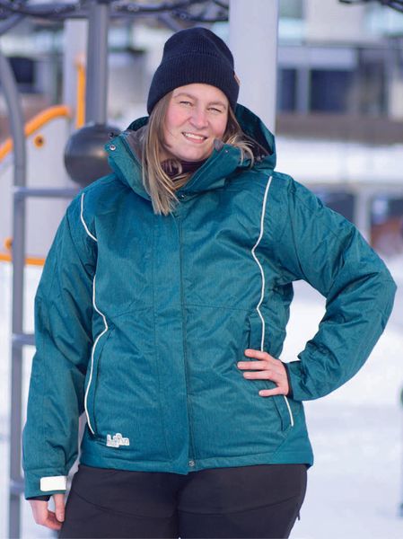Hovedbilde Hoppin Vinterjakke Sjøgrønn Dame