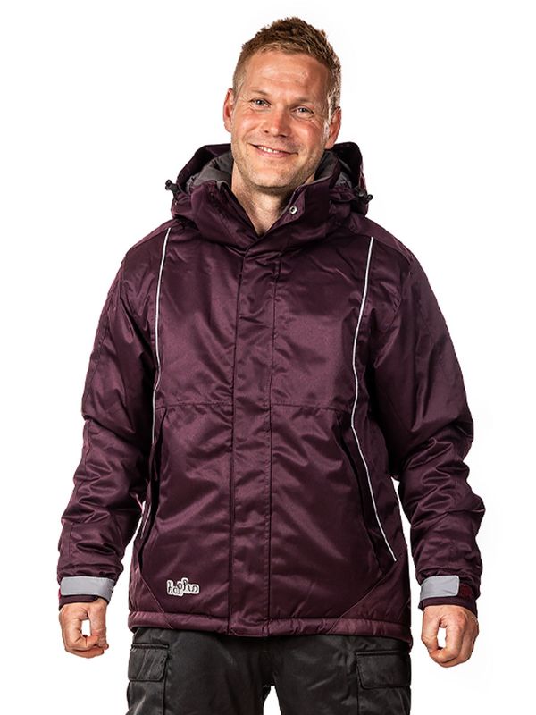 Hoppin vinterjakke Aubergine Unisex