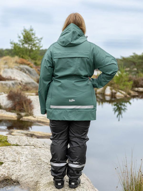 Regntøy Grønn og Svart Dame Kort - Pakketilbud
