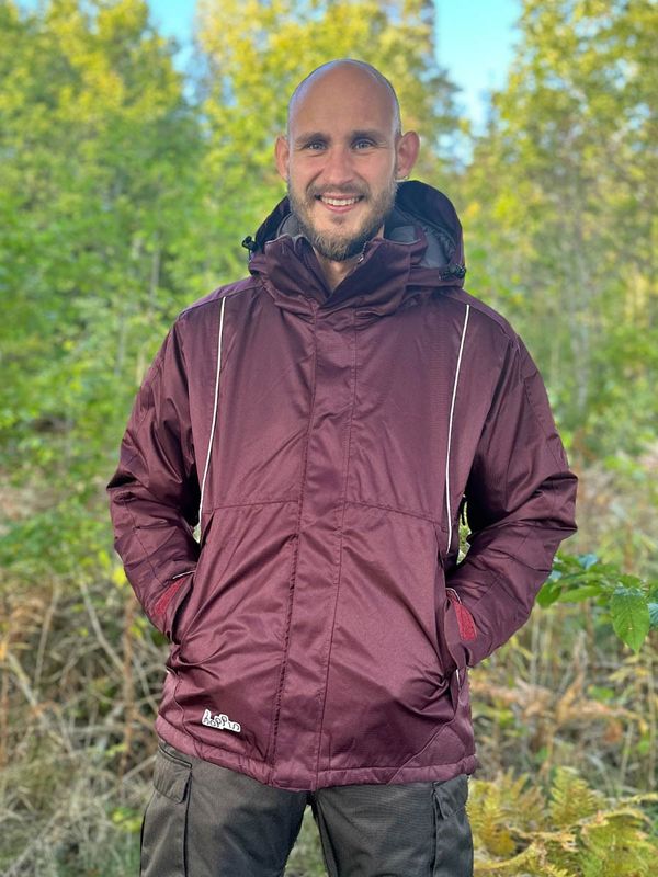 Hoppin vinterjakke Aubergine Unisex
