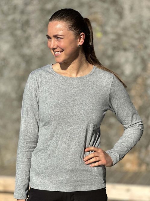 Hovedbilde Hoppin Genser Gråmelert - dame