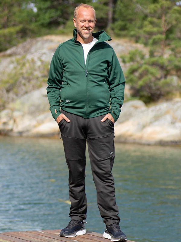 Teknisk Jakke og Bukse Grønn/Svart Herre - Pakketilbud