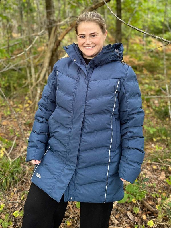 Hoppin Boblejakke Skyggeblå Dame