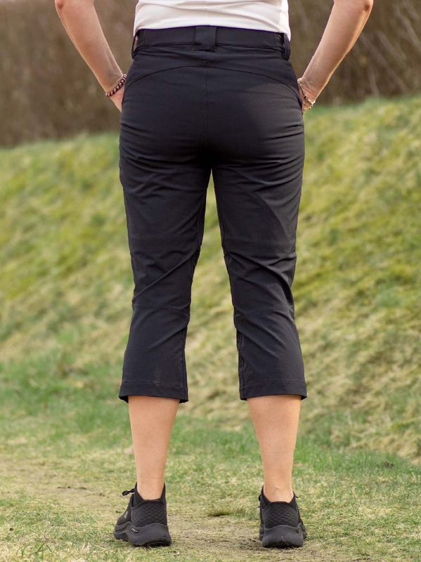 Hoppin Capribukse Svart Dame