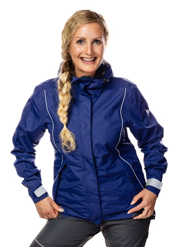 Hoppin Allværsjakke Blå Dame