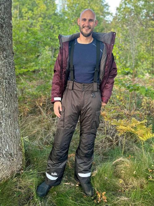 Hovedbilde Hoppin Vinterselebukse Svart Herre