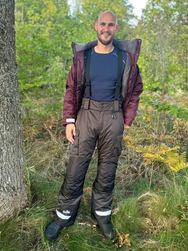 Hoppin Vinterselebukse Svart Herre