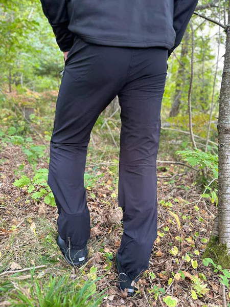 Hovedbilde Hoppin Bukse Svart Herre - med kneputer og stretch